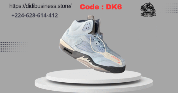 Copie de Dark Red and White Modern Shoes Sale Instagram Post (Publicité Fac_20251009_195304_0000 Air Jordan 5 Dj khaled