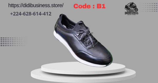 Copie de Dark Red and White Modern Shoes Sale Instagram Post (Publicité Fac_20251011_073730_0000 Chaussure de Ville en Cuir PU